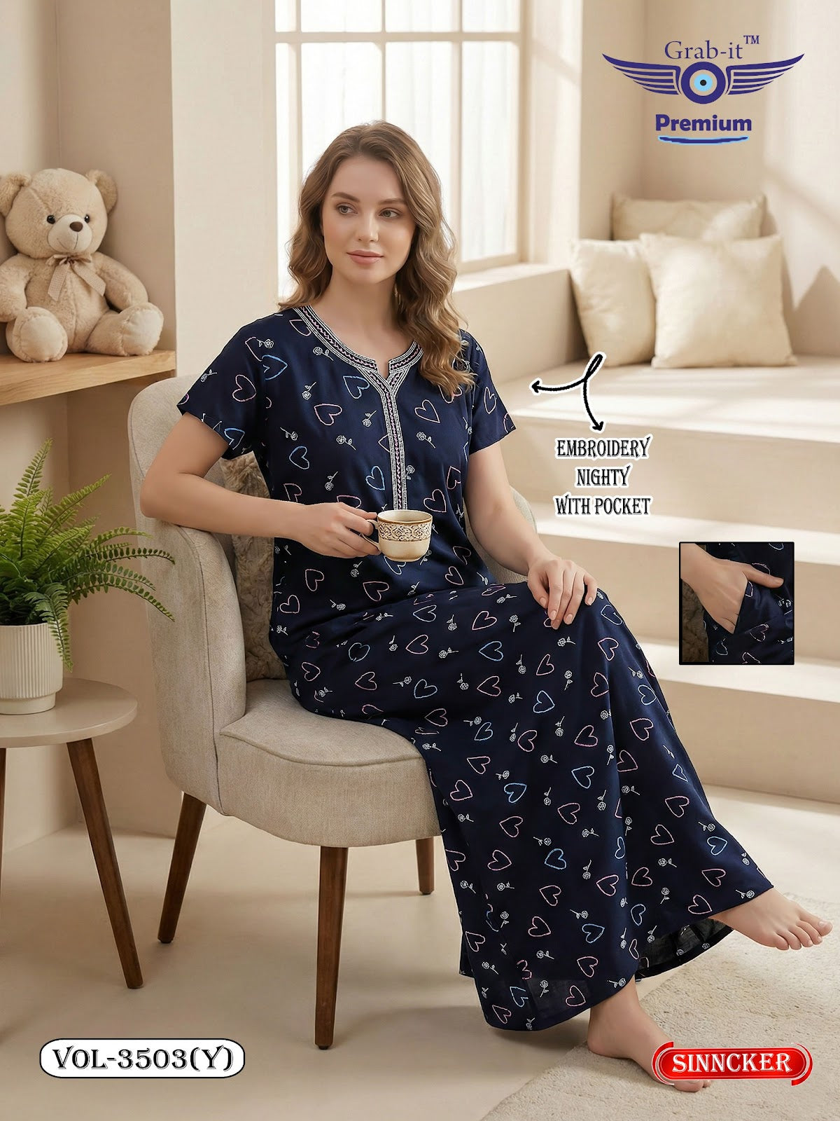 Vol 3503 Y Grab It Night Gowns Supplier