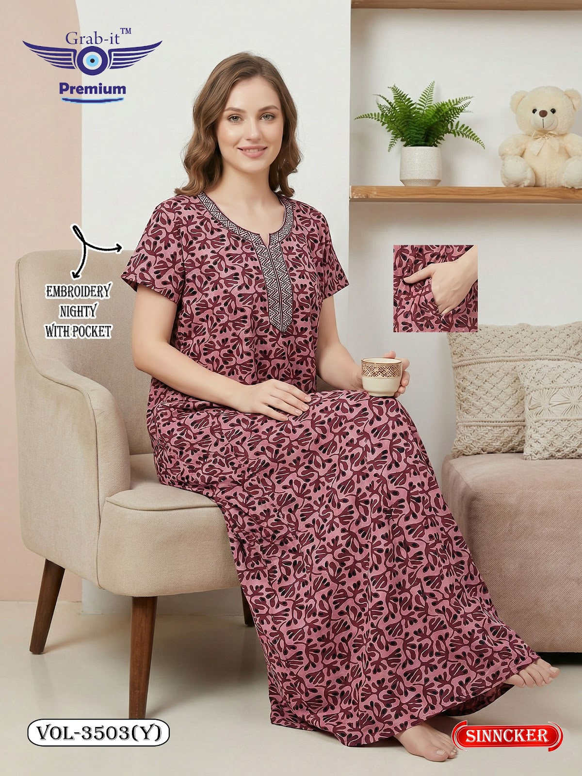 Vol 3503 Y Grab It Night Gowns Supplier
