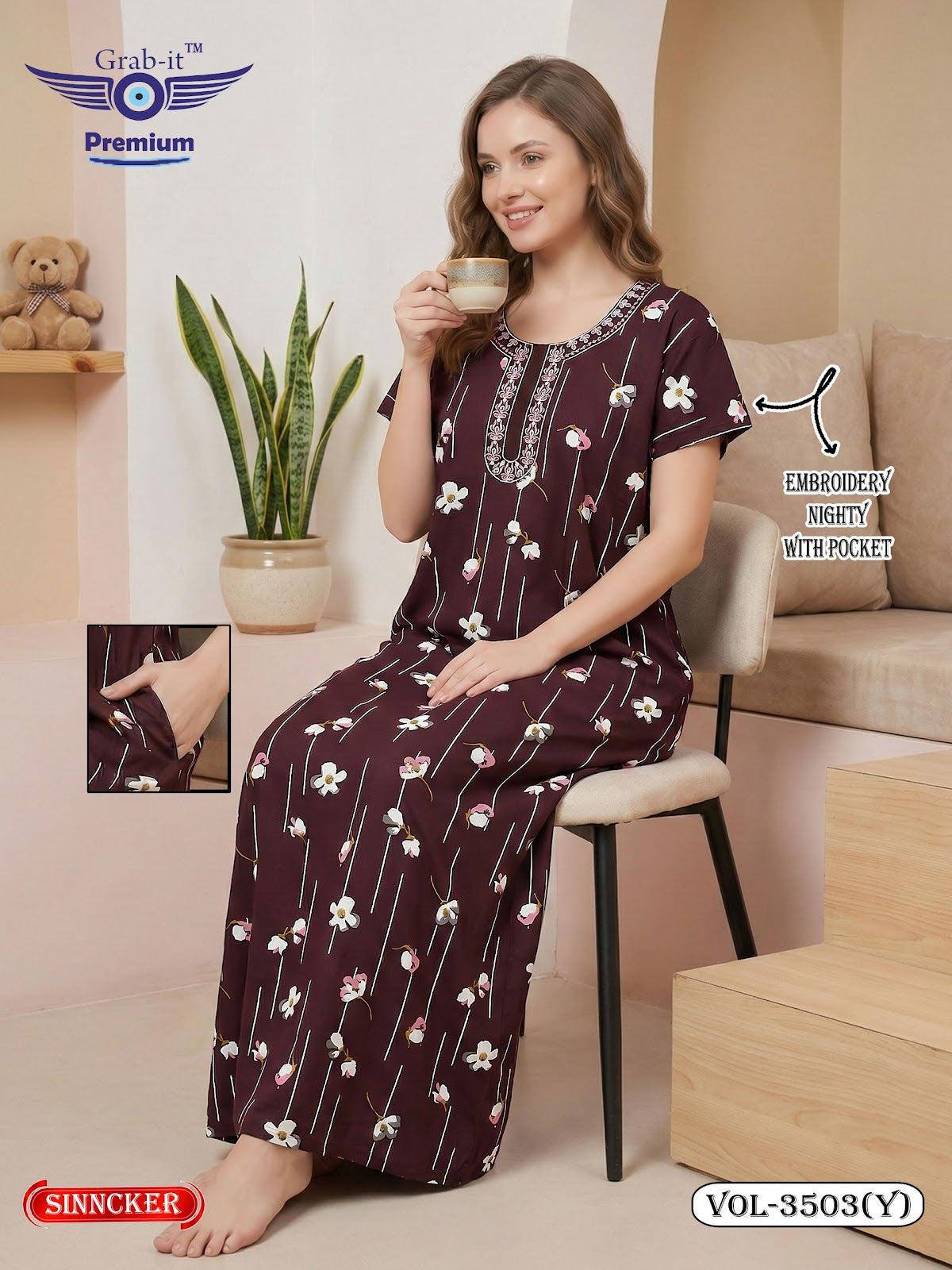 Vol 3503 Y Grab It Night Gowns Supplier