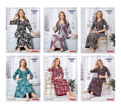 Vol 3527 A Grab It Sinker Night Gowns Exporter