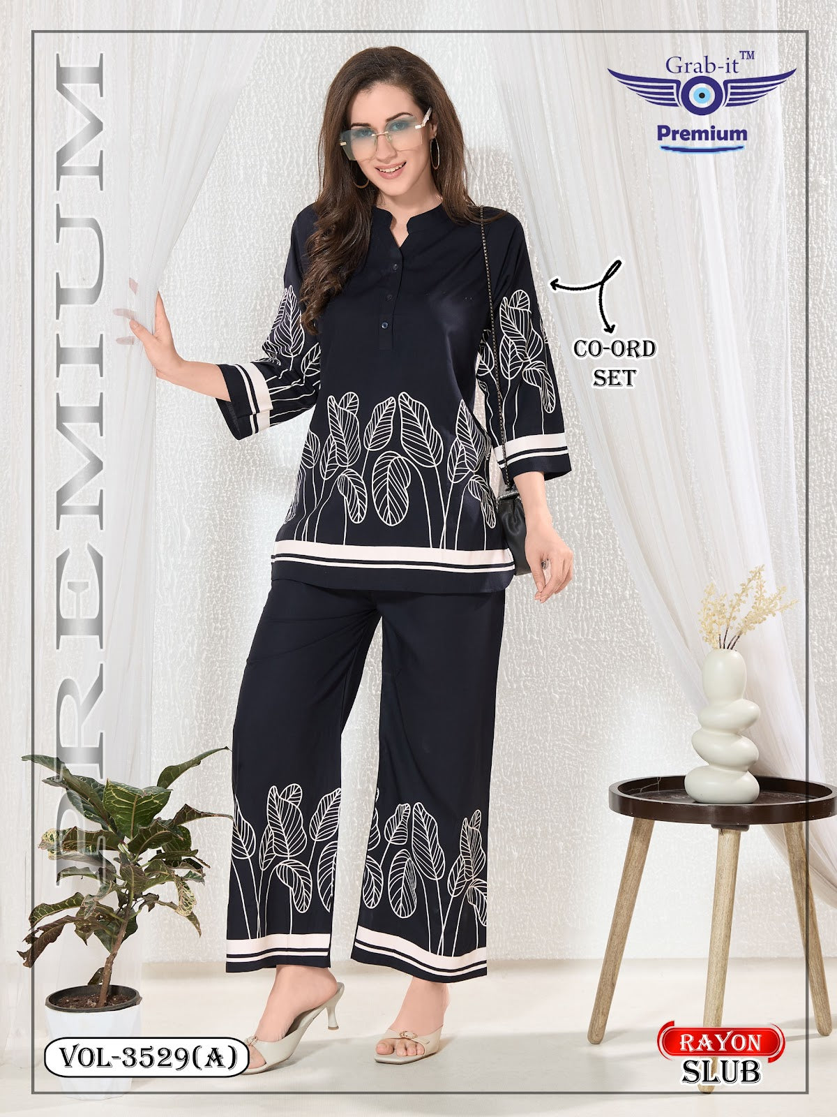 Vol 3529 A Grab It Rayon Co Ord Set Wholesale Rate