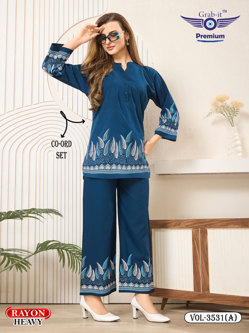 Vol 3531 A Grab It Rayon Co Ord Set Supplier Gujarat