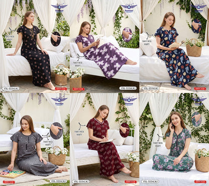 Vol 3534 A Grab It Sinker Night Gowns Supplier India
