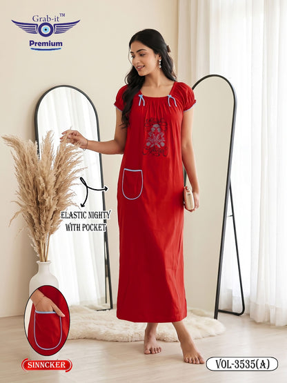 Vol 3535 A Grab It Sinker Night Gowns Exporter