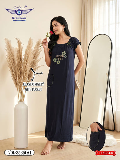 Vol 3535 A Grab It Sinker Night Gowns Exporter