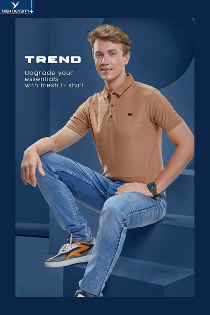 Vol 3594 To 3601 High Density Interlock Mens Tshirts Wholesale Price