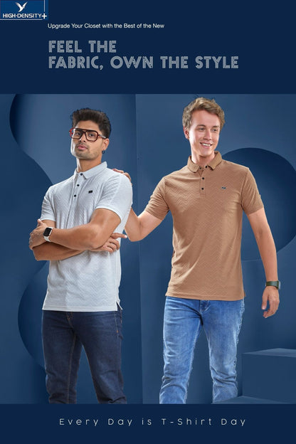 Vol 3594 To 3601 High Density Interlock Mens Tshirts Wholesale Price