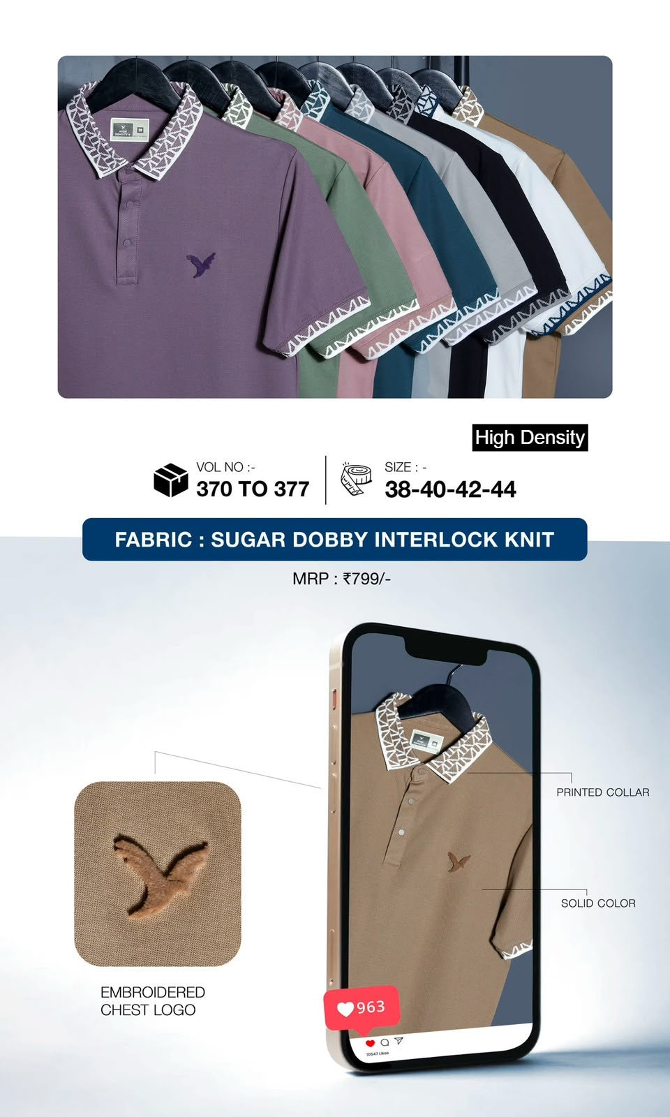 Vol 370 To 377 Side Slit High Density Imported Mens Tshirts Wholesale Price