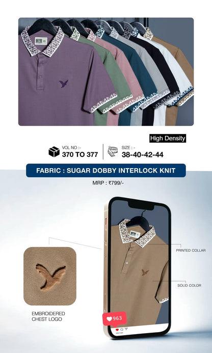 Vol 370 To 377 Side Slit High Density Imported Mens Tshirts Wholesale Price