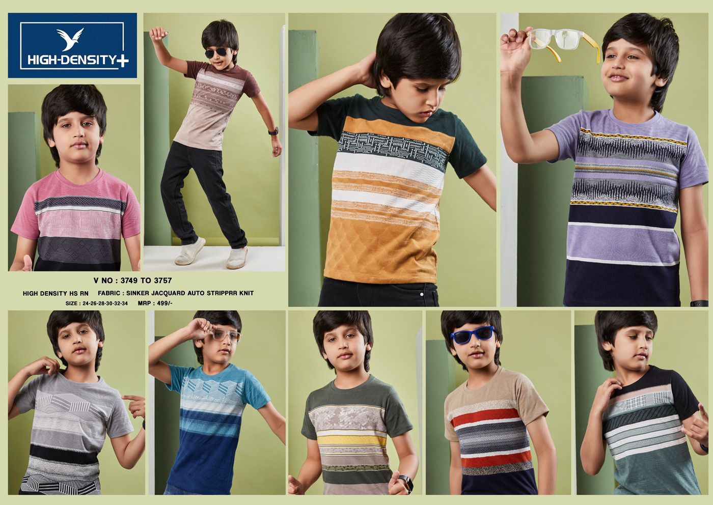 Vol 3749-3757 High Density Interlock Boys Tshirt Supplier