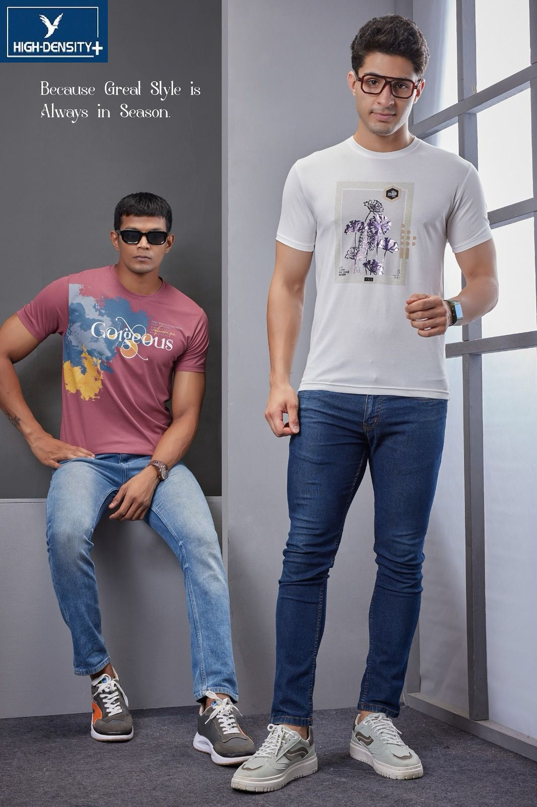 Vol 3764 - 3771 High Density Tencil Lycra Mens Tshirts Manufacturer
