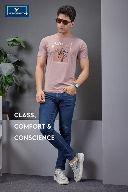 Vol 3764 - 3771 High Density Tencil Lycra Mens Tshirts Manufacturer