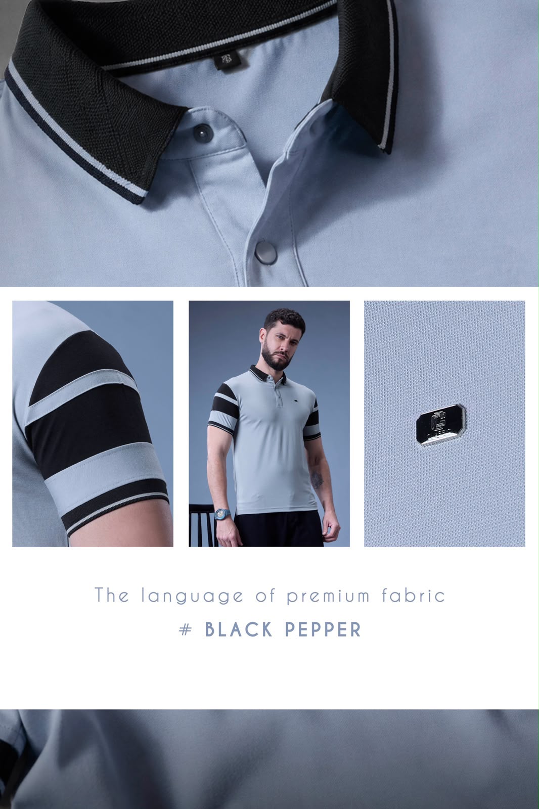 Vol 378 To 385 Plus Size Black Pepper Dobby Mens Tshirts Manufacturer