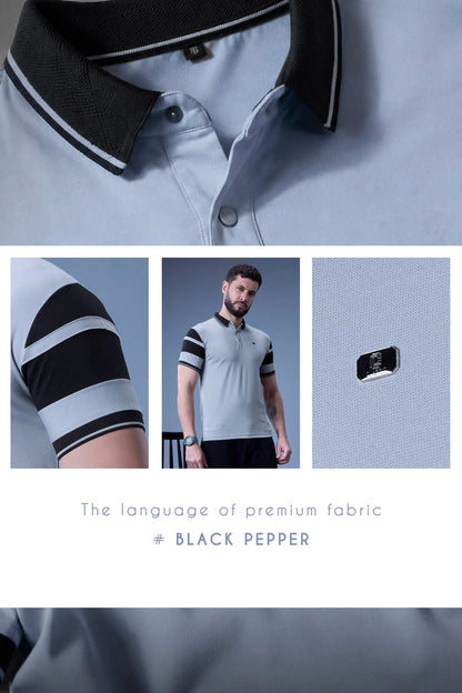 Vol 378 To 385 Plus Size Black Pepper Dobby Mens Tshirts Manufacturer