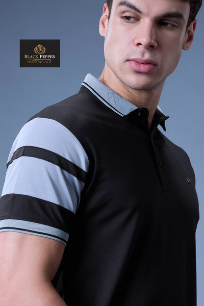 Vol 378 To 385 Plus Size Black Pepper Dobby Mens Tshirts Manufacturer