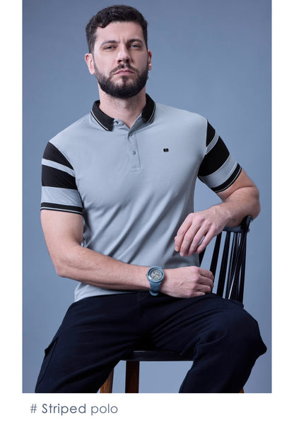 Vol 378 To 385 Plus Size Black Pepper Dobby Mens Tshirts Manufacturer