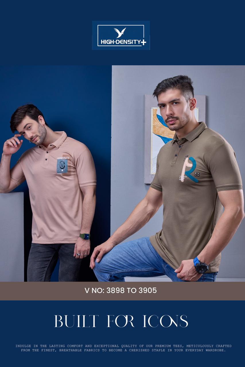 Vol 3898-3905 High Density Tencil Lycra Mens Tshirts Exporter Ahmedabad