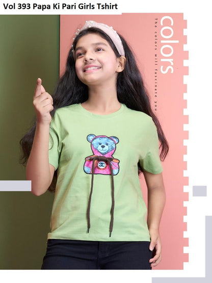 Vol 393 Papa Ki Pari Girls Tshirt Wholesale Price