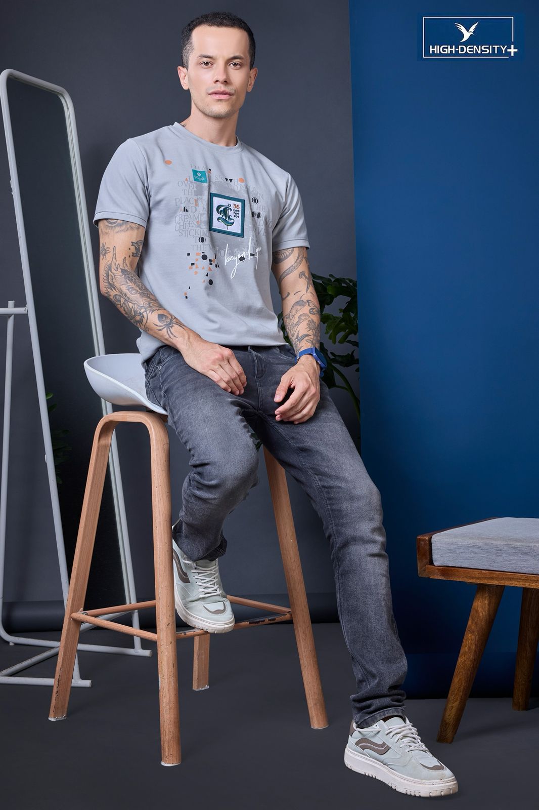 Vol 3944 - 3951 High Density Canvas Interlock Mens Tshirts Wholesaler Ahmedabad