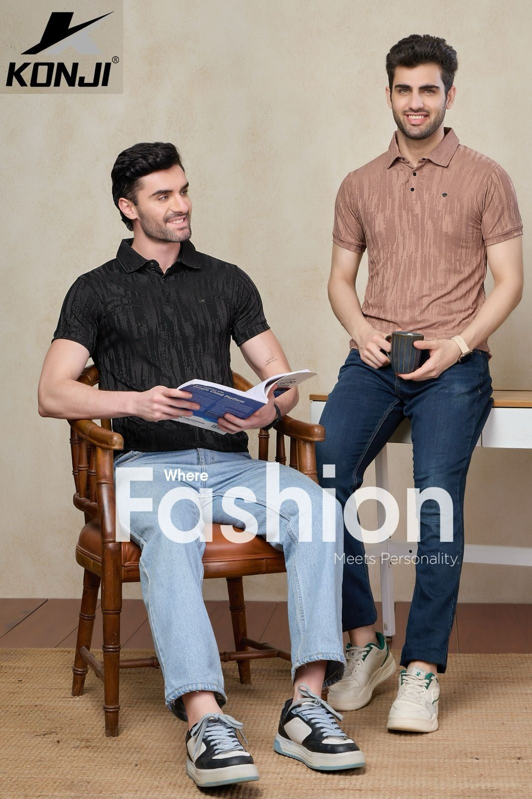 Vol 394 Konji Imported Mens Tshirts Wholesale Price