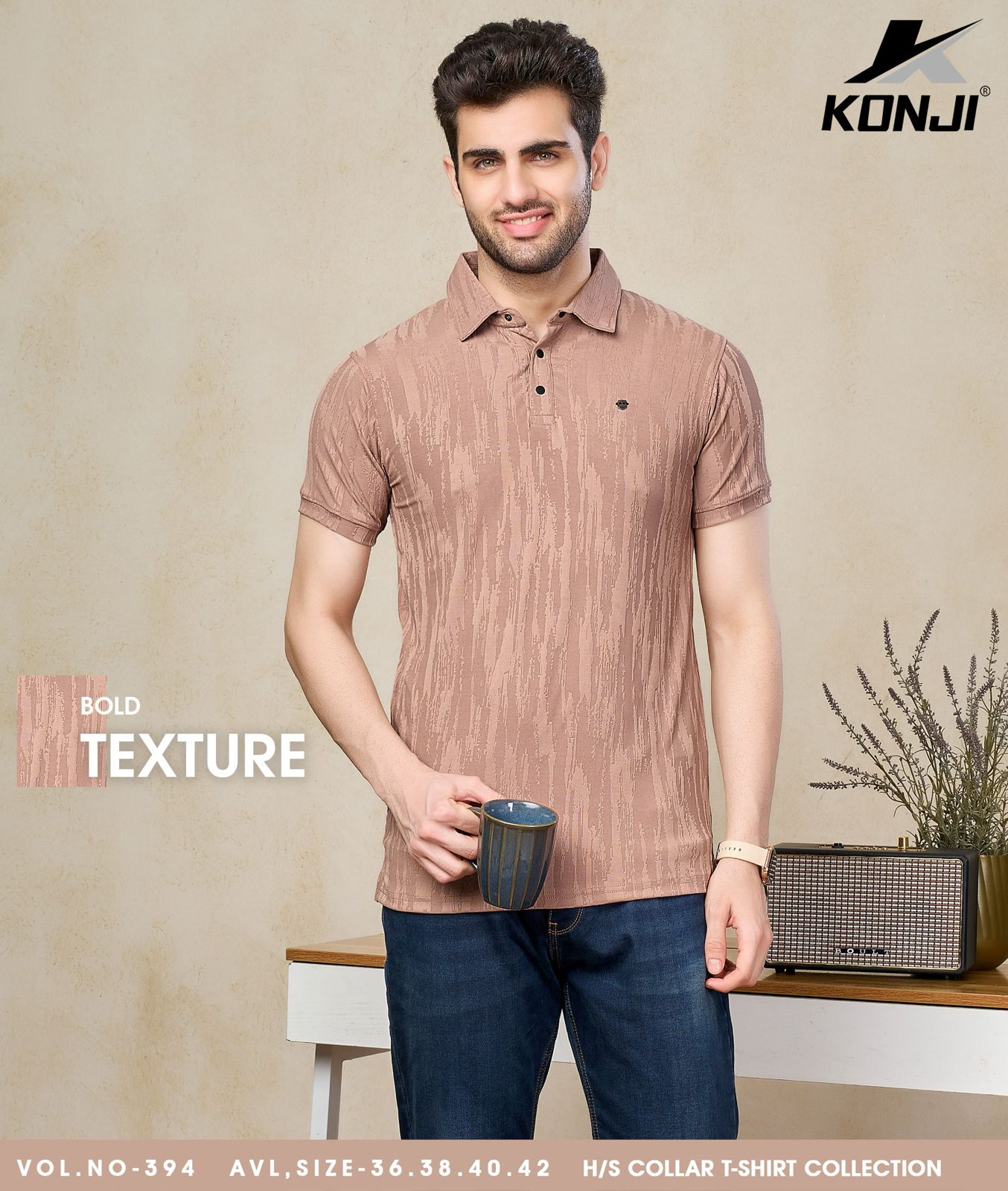Vol 394 Konji Imported Mens Tshirts Wholesale Price