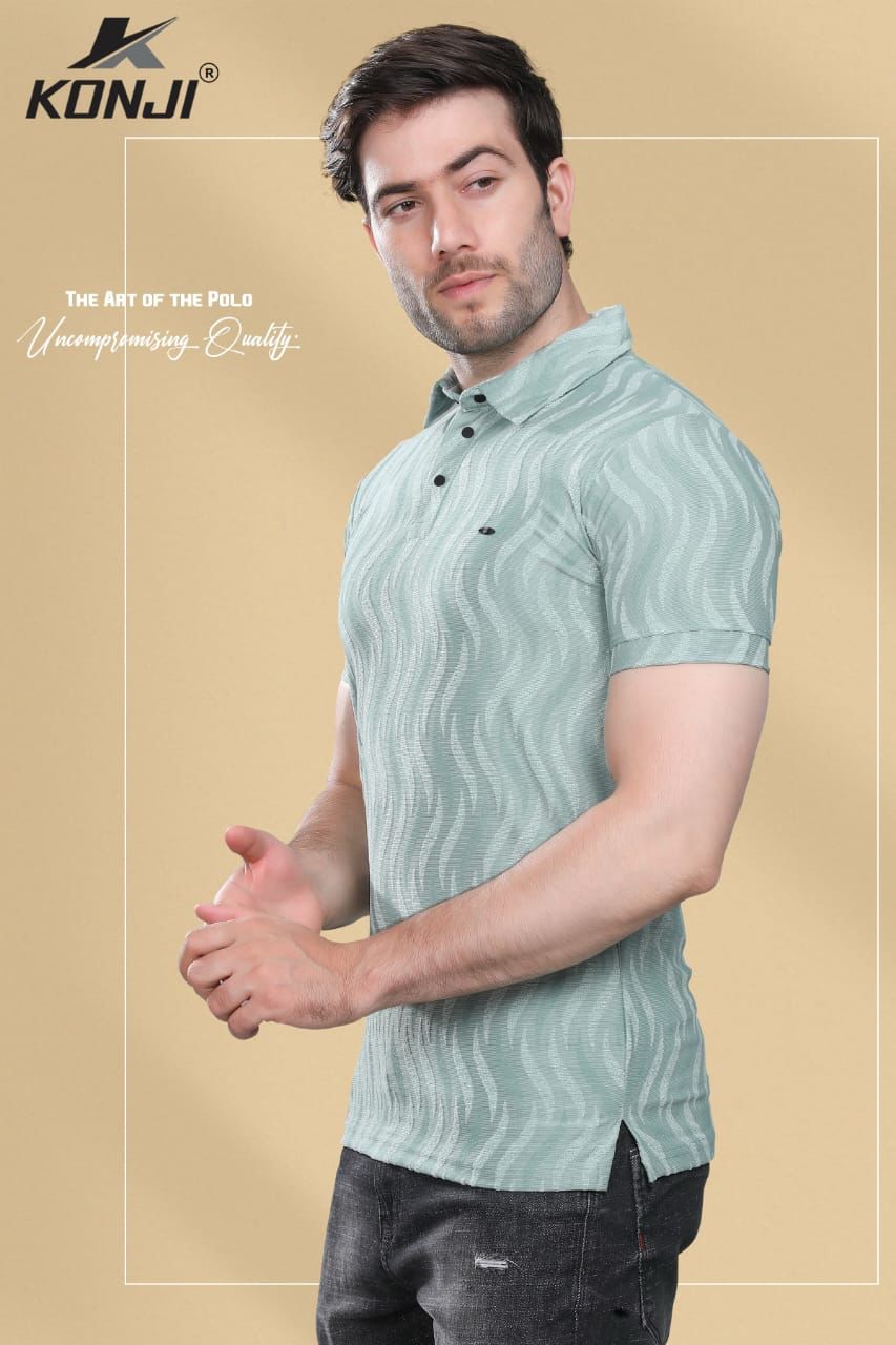 Vol 398 Konji Jacquard Mens Tshirts Manufacturer Ahmedabad