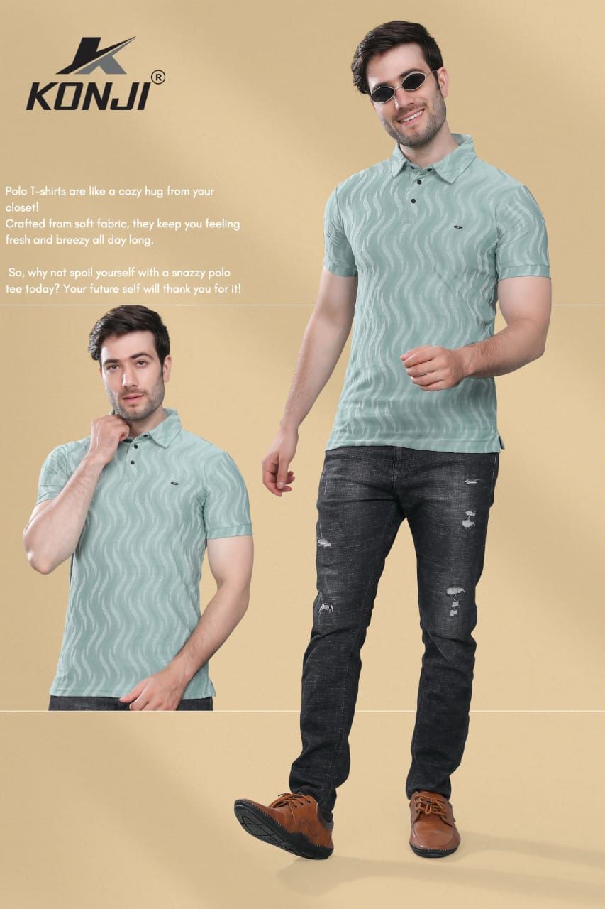 Vol 398 Konji Jacquard Mens Tshirts Manufacturer Ahmedabad