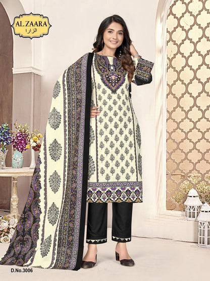 Vol 3 Al Zaara Cotton Karachi Salwar Suits Manufacturer India