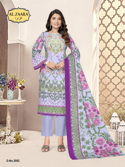 Vol 3 Al Zaara Cotton Karachi Salwar Suits Manufacturer India