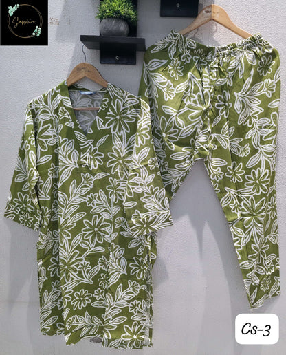 Vol 3 Karachi Sapphire Rayon Co Ord Set Supplier Ahmedabad