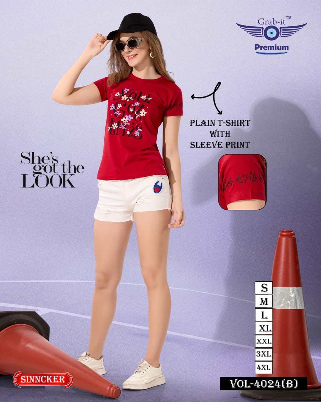 Vol 4024 B Grab It Sinker Women Tshirt Manufacturer Gujarat