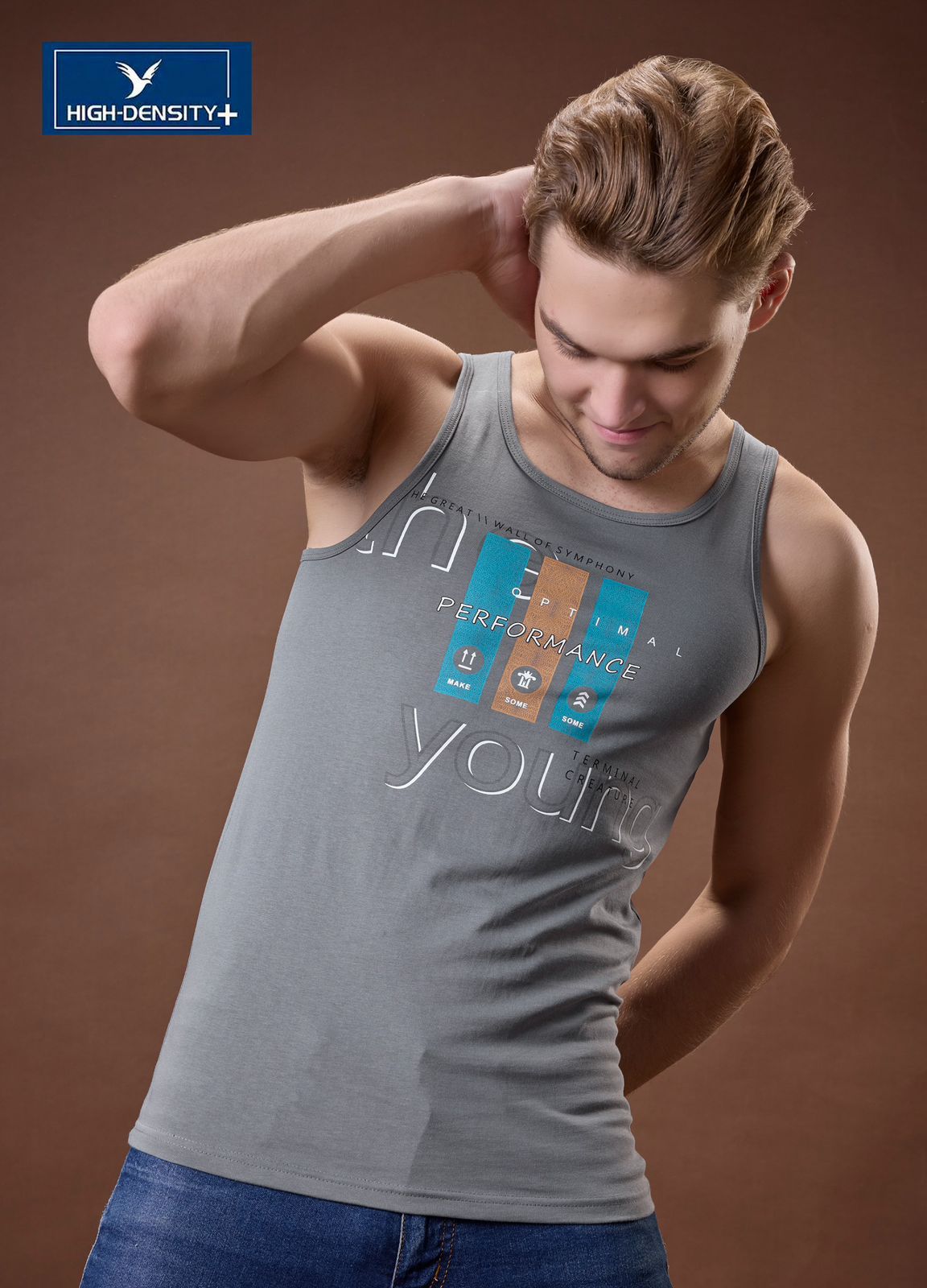 Vol 4024 To 4031 High Density Cotton Biowashed Mens Sando Wholesaler