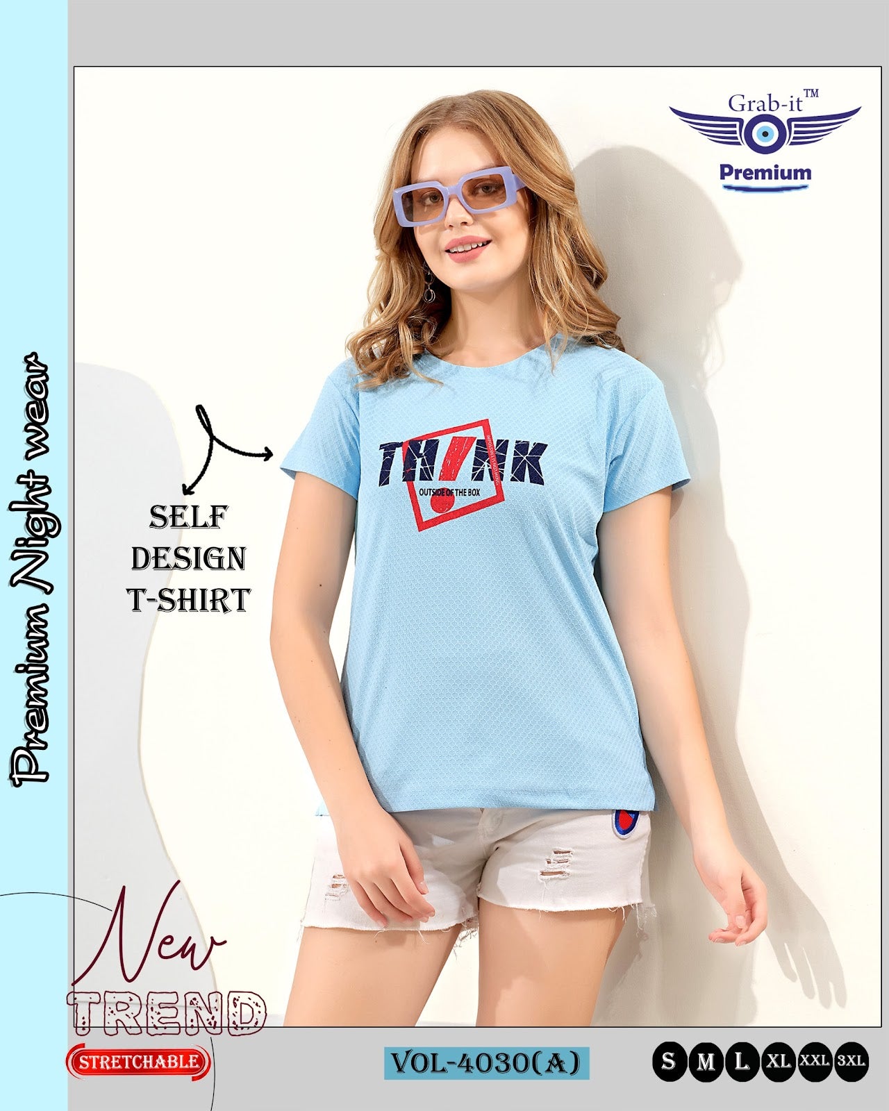 Vol 4030 A Grab It Women Tshirt Wholesale Price