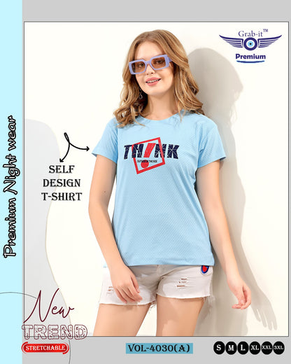 Vol 4030 A Grab It Women Tshirt Wholesale Price