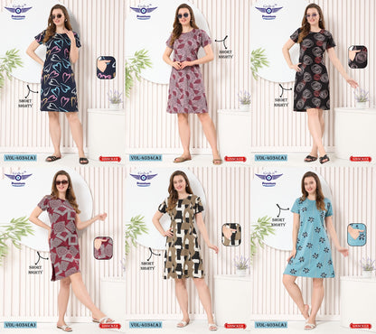 Vol 4034 A Grab It Sinker Short Night Gown Manufacturer