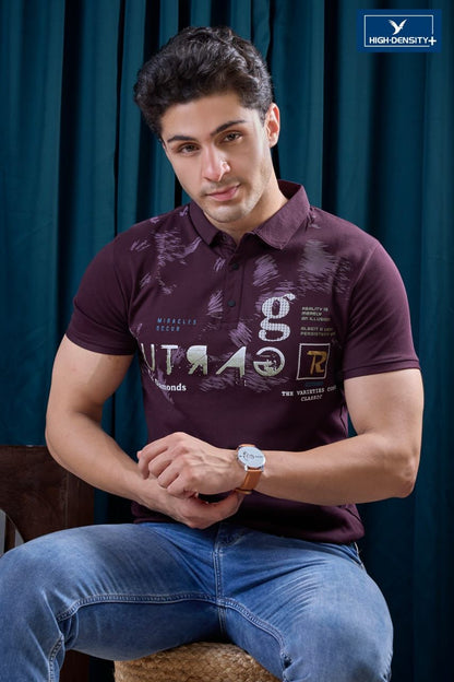 Vol 4080 To 4087 High Density Interlock Mens Tshirts Exporter