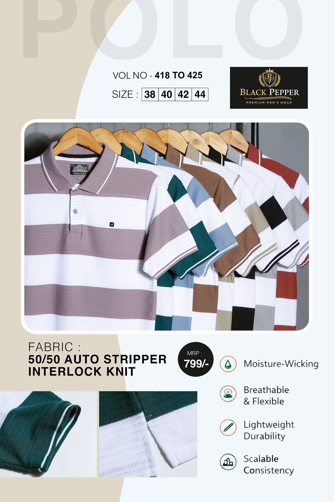 Vol 418 To 425 Black Pepper Knit Mens Tshirts Supplier Ahmedabad