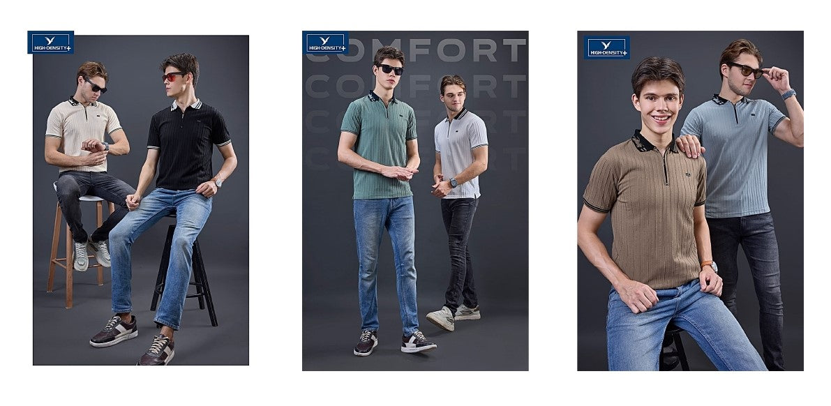 Vol 4212-4217 High Density Knit Mens Tshirts Wholesaler Gujarat