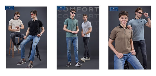 Vol 4212-4217 High Density Knit Mens Tshirts Wholesaler Gujarat