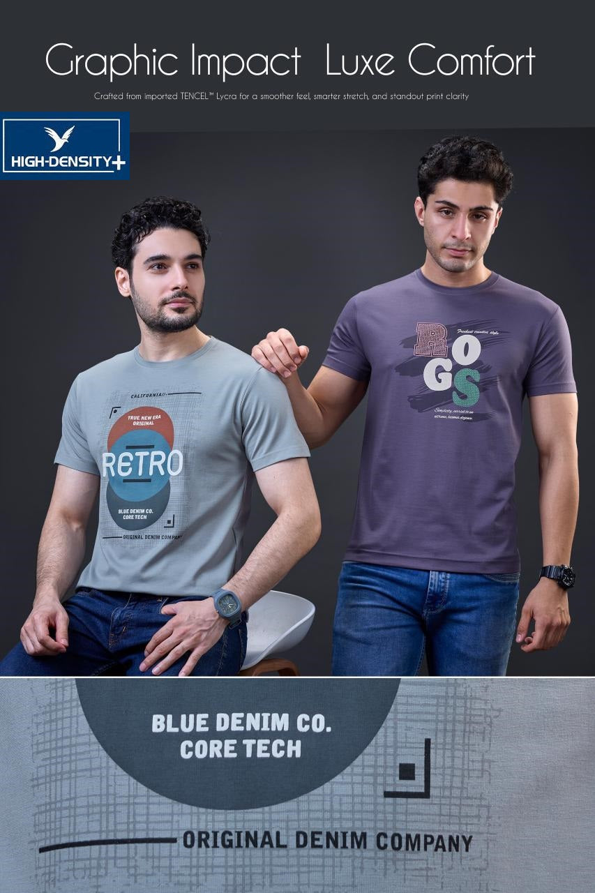 Vol 4252 - 4259 High Density Tencil Lycra Mens Tshirts Wholesale Price