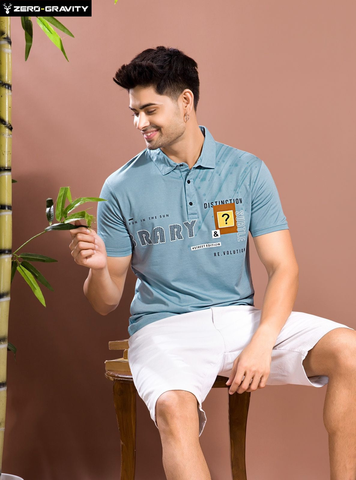 Vol 4274 - 4281 Zero Gravity Tencil Lycra Mens Tshirts Manufacturer India