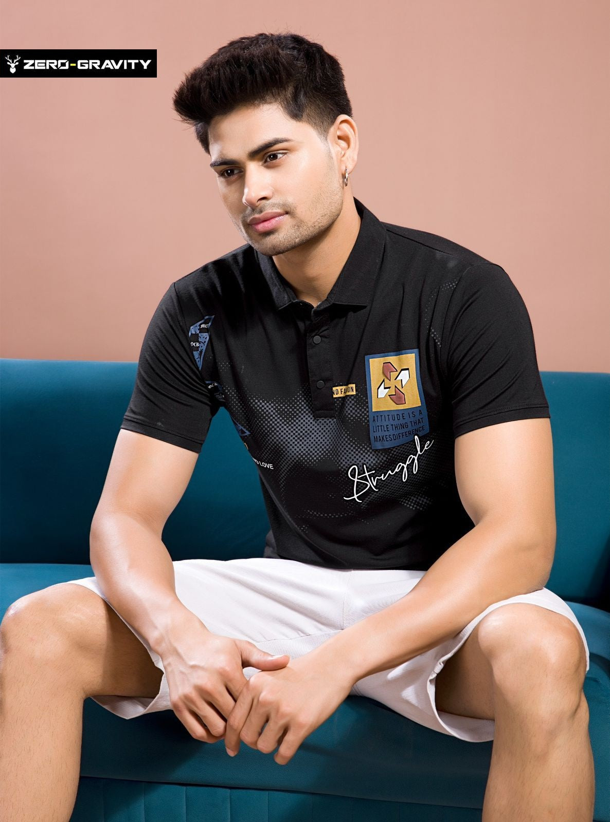 Vol 4274 - 4281 Zero Gravity Tencil Lycra Mens Tshirts Manufacturer India