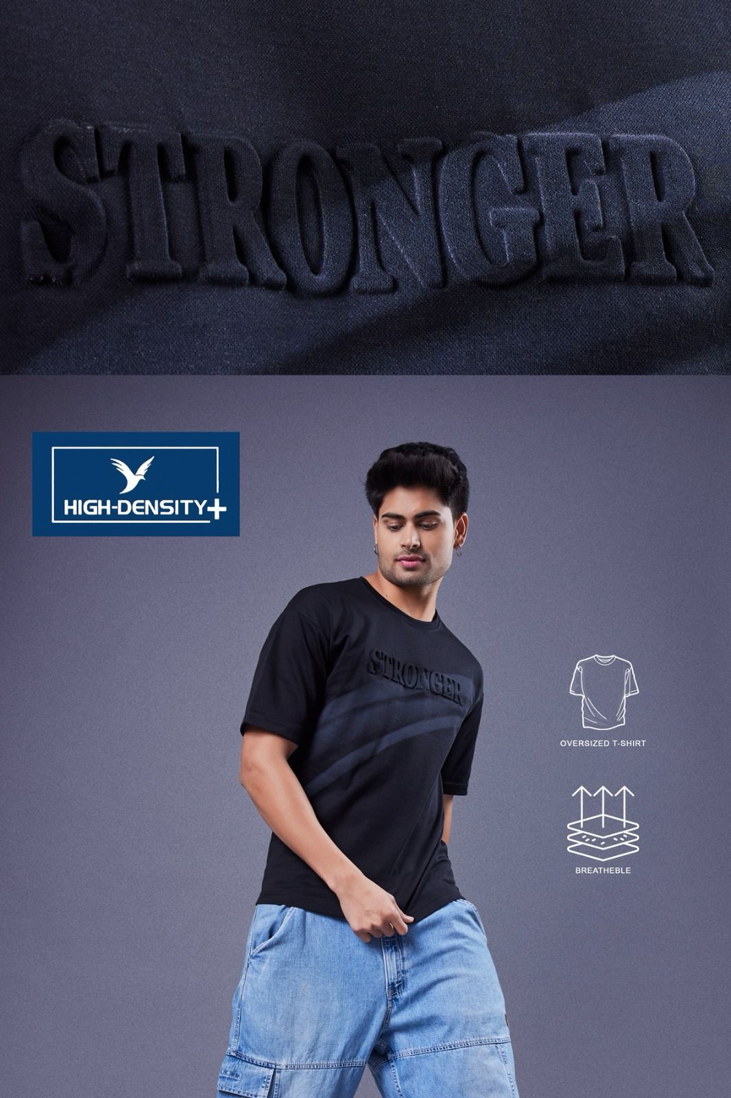 Vol 427 Oversized High Density Knit Mens Tshirts Exporter