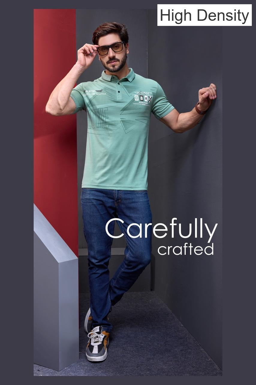 Vol 4298-4305 High Density Tencil Lycra Mens Tshirts Exporter Ahmedabad