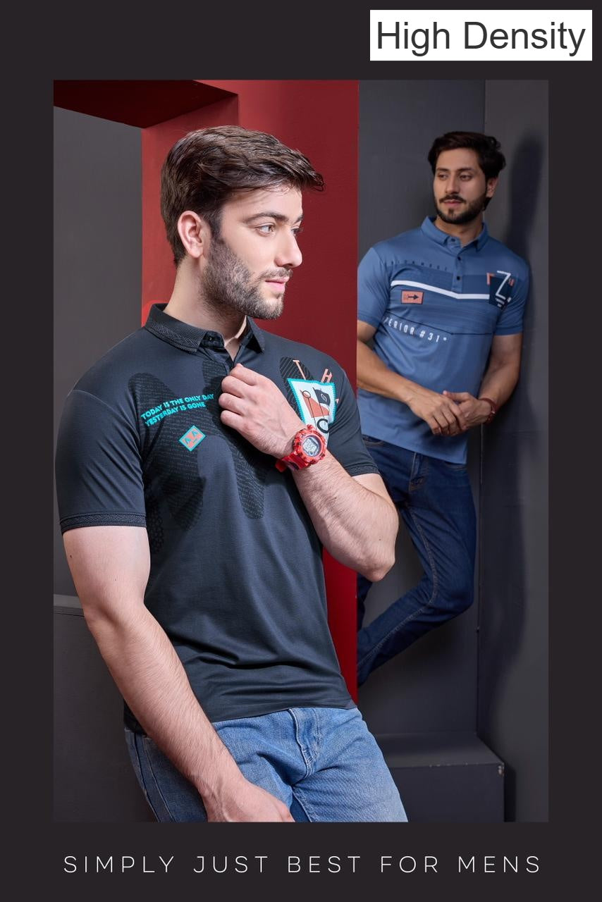 Vol 4298-4305 High Density Tencil Lycra Mens Tshirts Exporter Ahmedabad