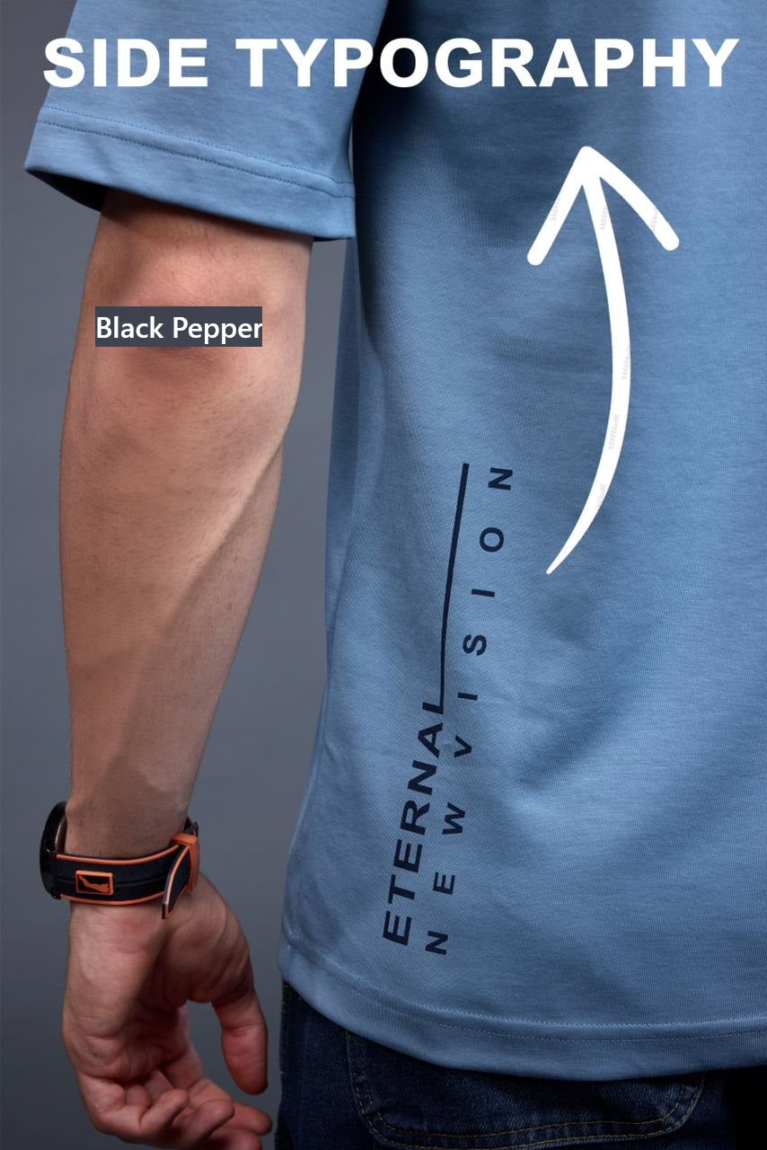 Vol 42 To 49 Black Pepper Interlock Mens Tshirts Wholesale Price