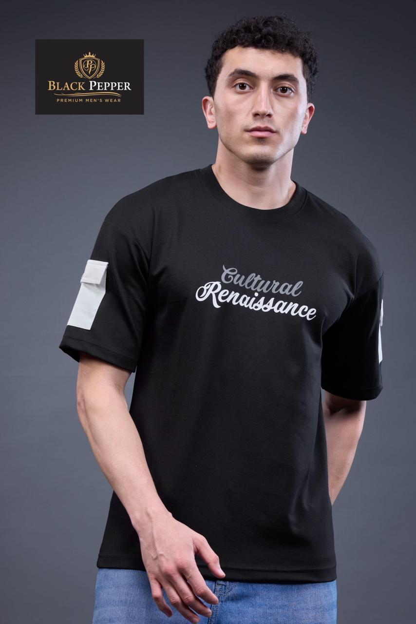 Vol 42 To 49 Black Pepper Interlock Mens Tshirts Wholesale Price