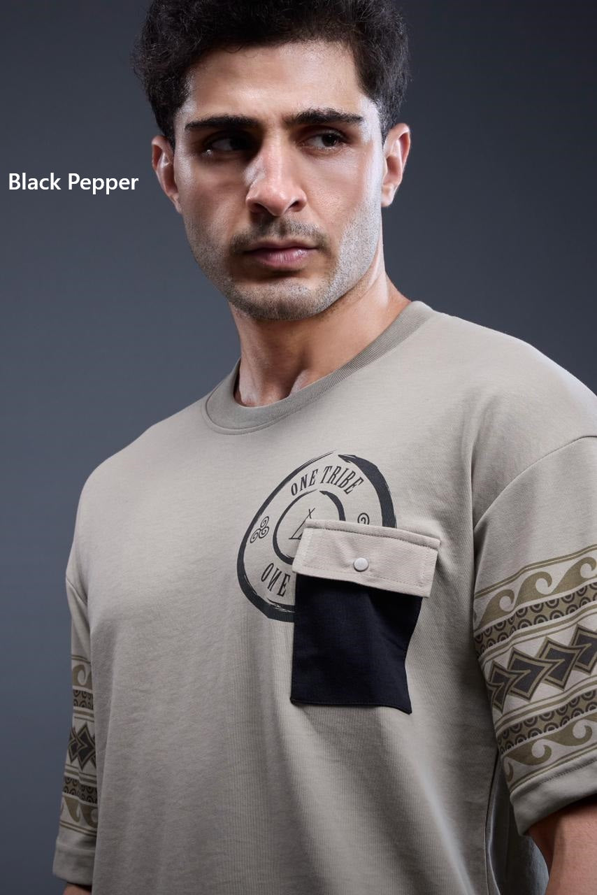 Vol 42 To 49 Black Pepper Interlock Mens Tshirts Wholesale Price