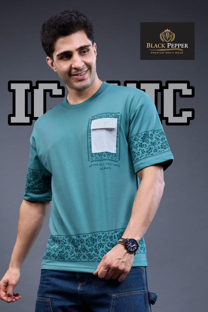 Vol 42 To 49 Black Pepper Interlock Mens Tshirts Wholesale Price
