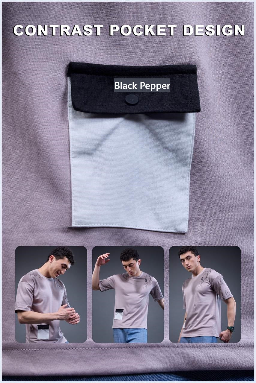 Vol 42 To 49 Black Pepper Interlock Mens Tshirts Wholesale Price